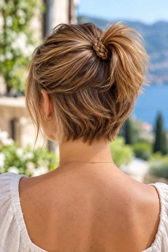 Braided Ponytail by the Seaside