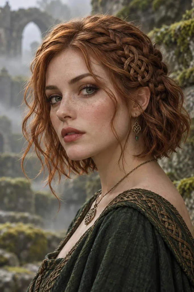 Celtic Braid in Misty Ruins