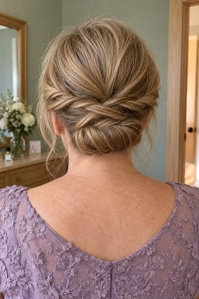 Crossed Twist Gibson Tuck Updo