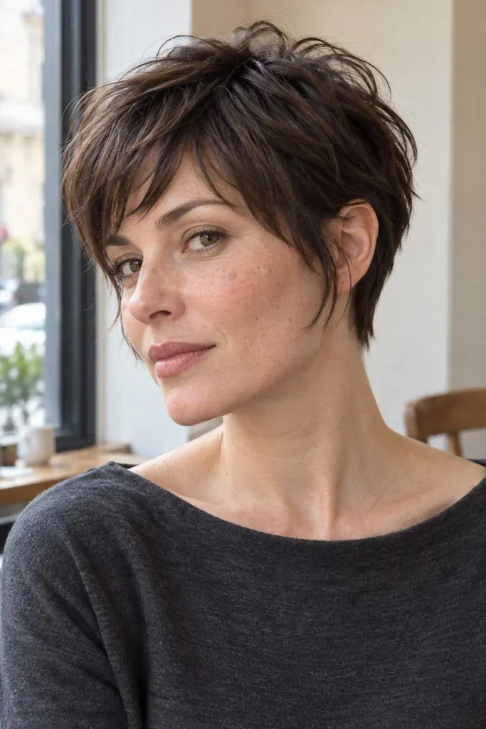 French Pixie With Feathered Ear Pieces