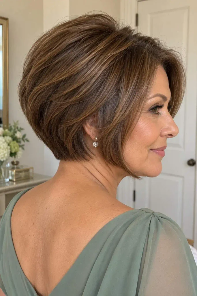 Short Graduated Bob With Soft Volume