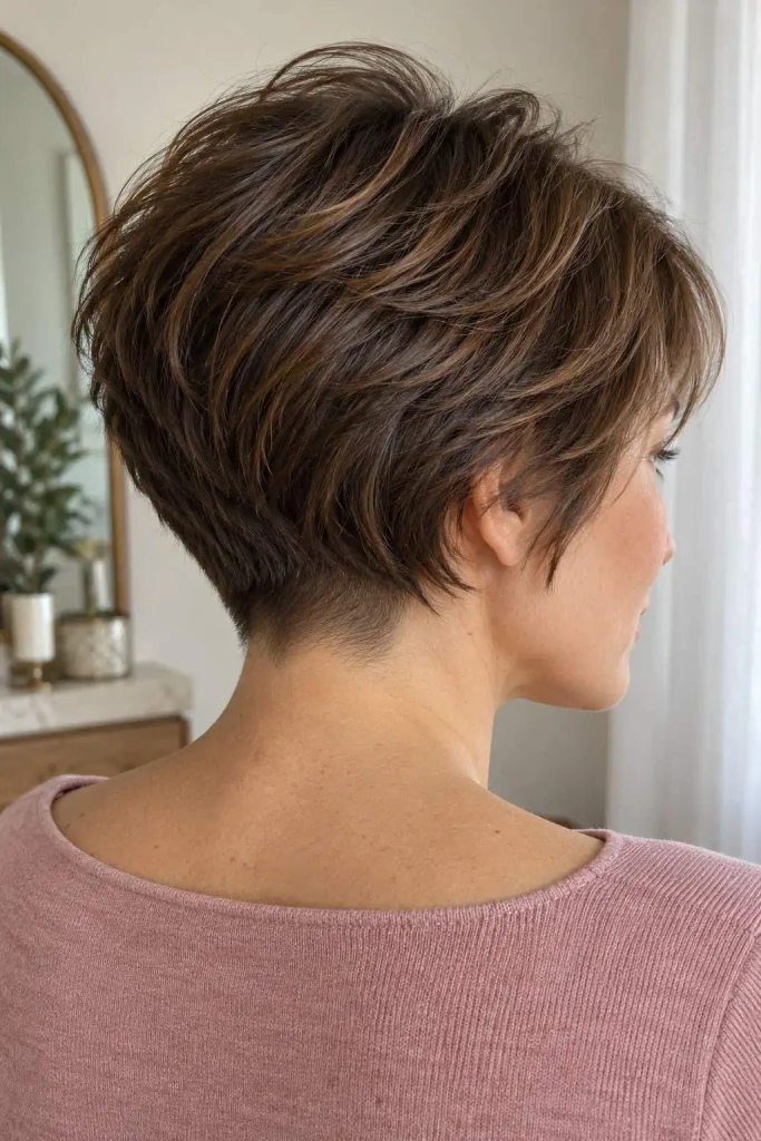 Soft Pixie With Subtle Nape Undercut