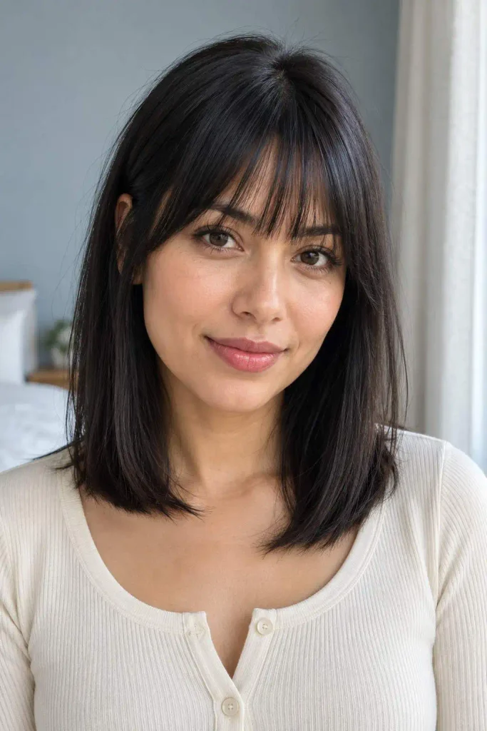Straight Fringe on Thin Hair
