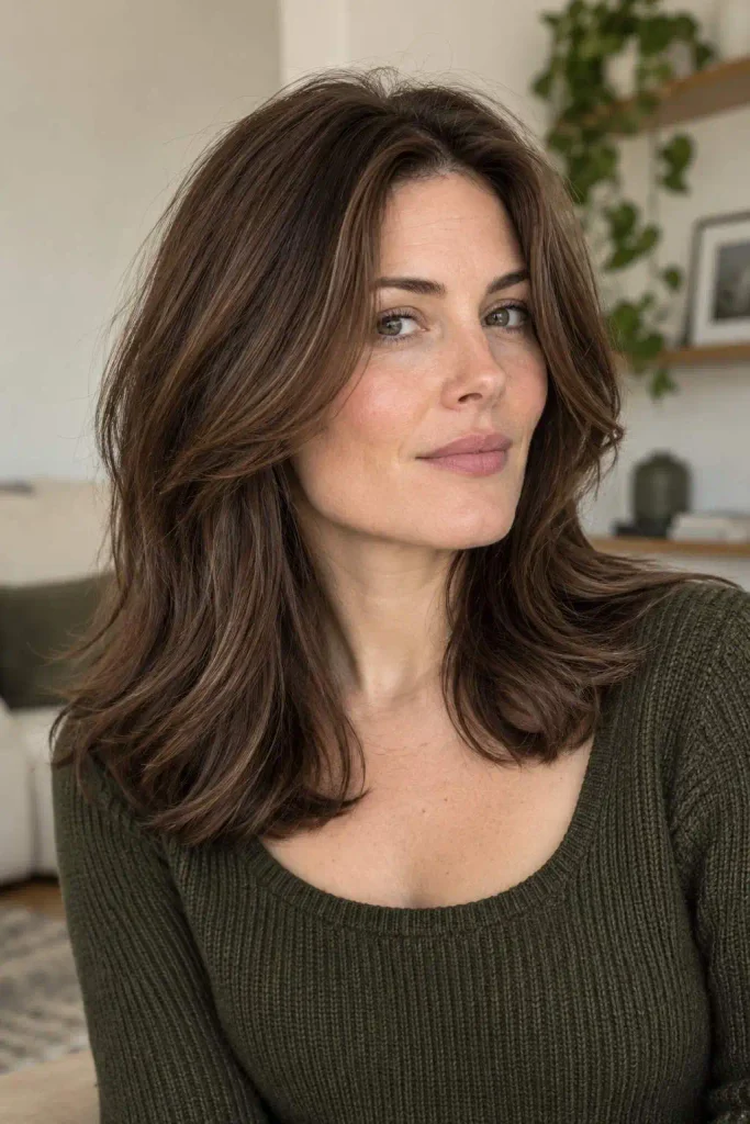 Thick-hair layers with soft ends