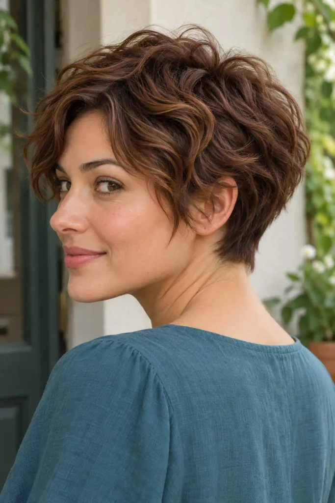 Wavy Pixie With Loose Tousled Layers
